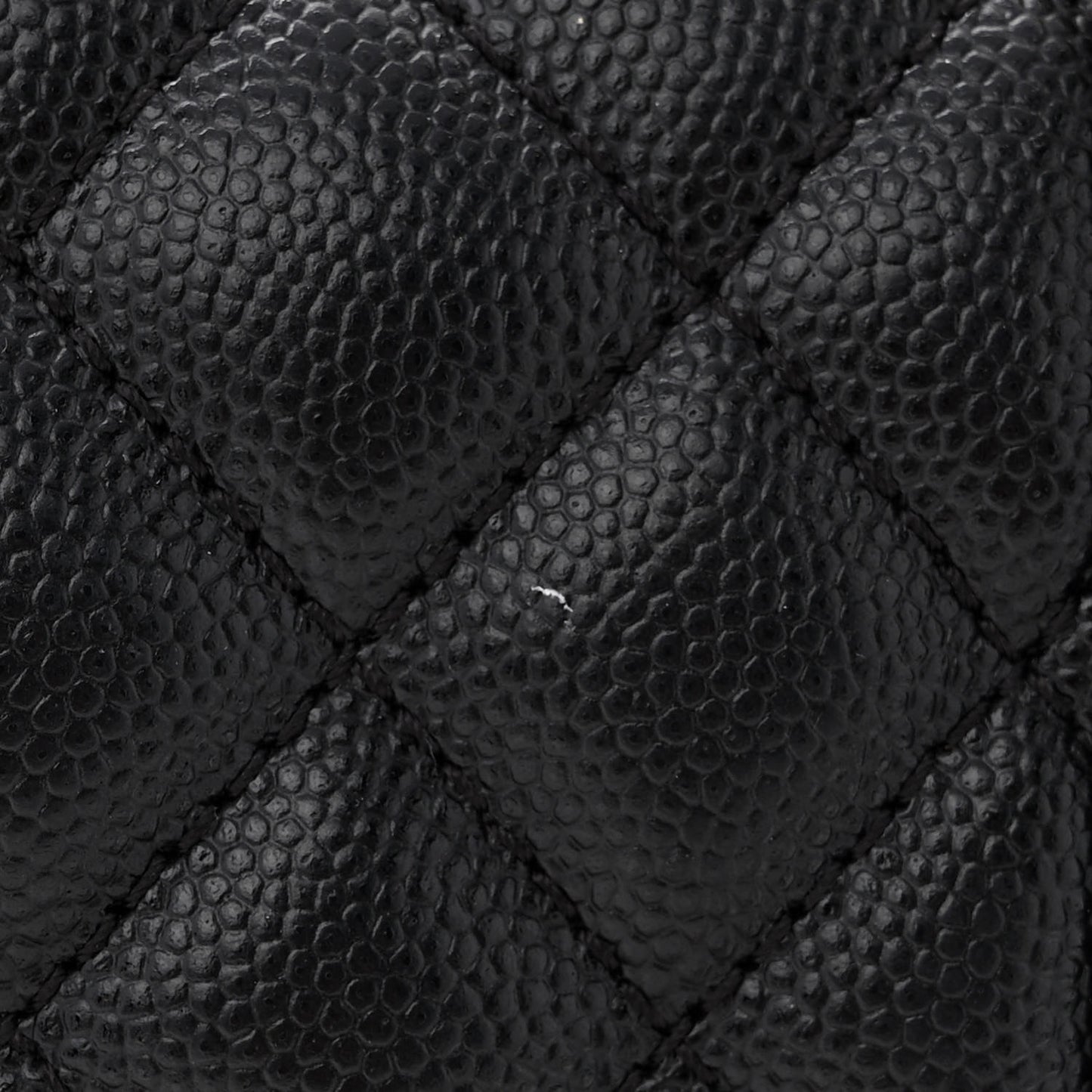 Caviar Quilted Small Boy Flap Black