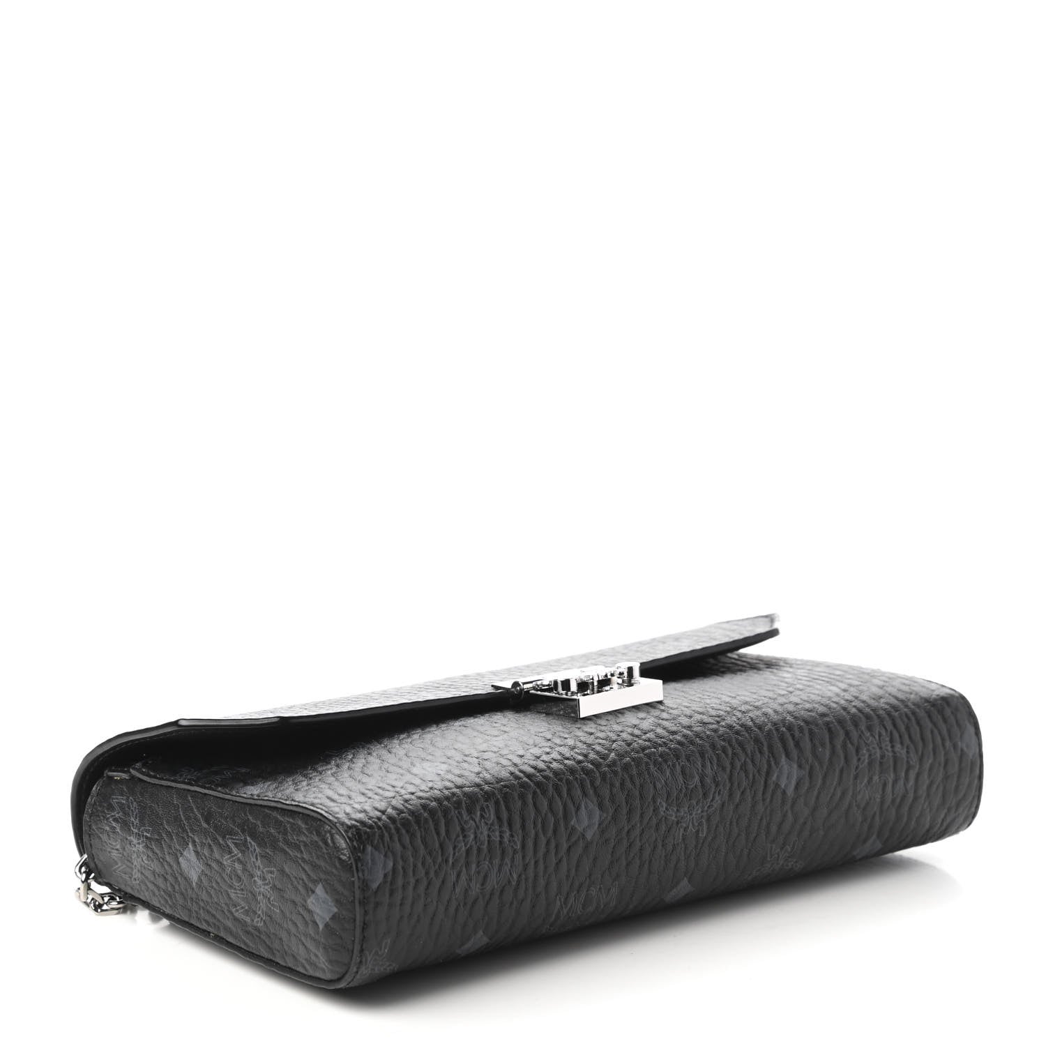 MCM Visetos Small Millie Crossbody Bag Black 4 of 12