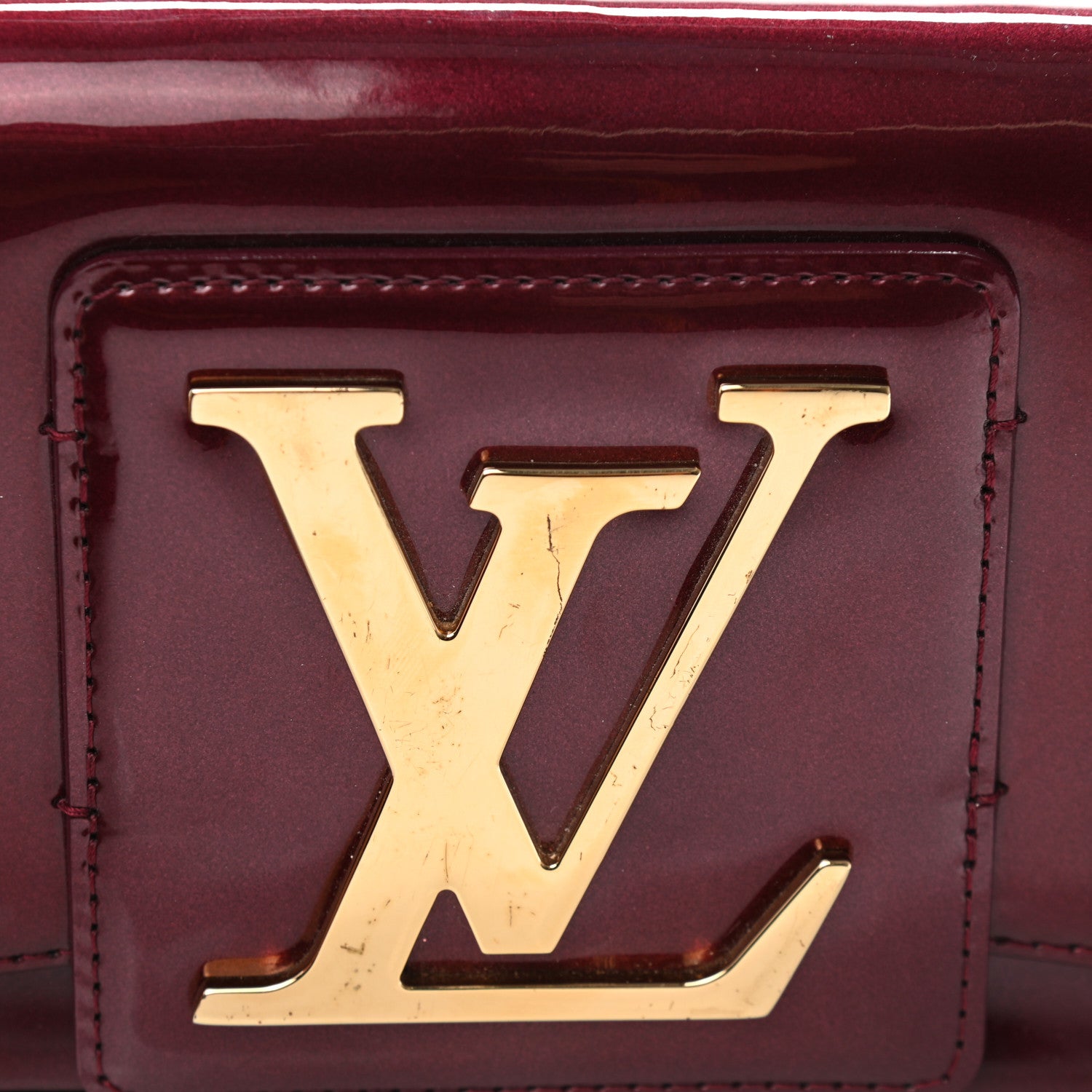 Louis Vuitton Patent Sobe Clutch Rouge Fauviste 8 of 8