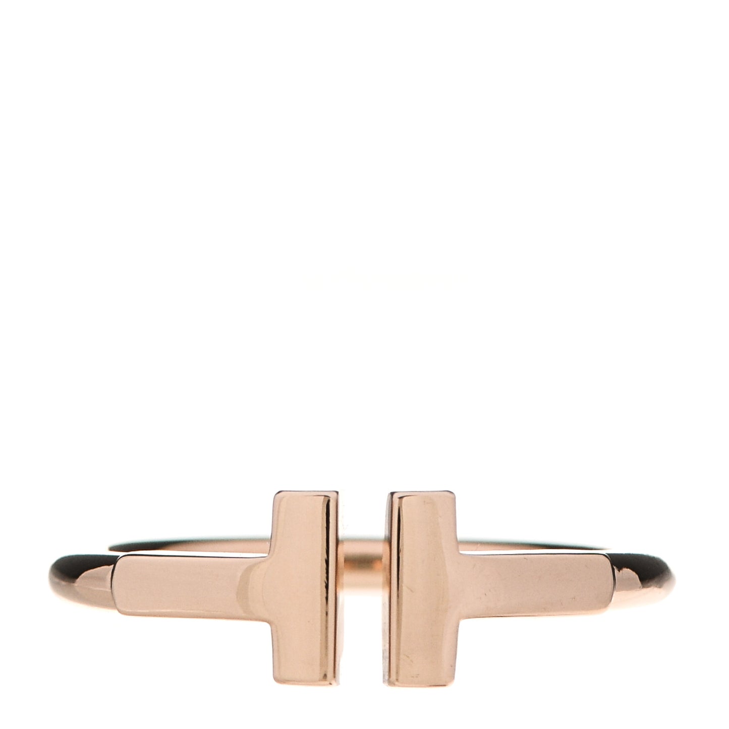 18K Rose Gold T Wire Ring 48 4.5