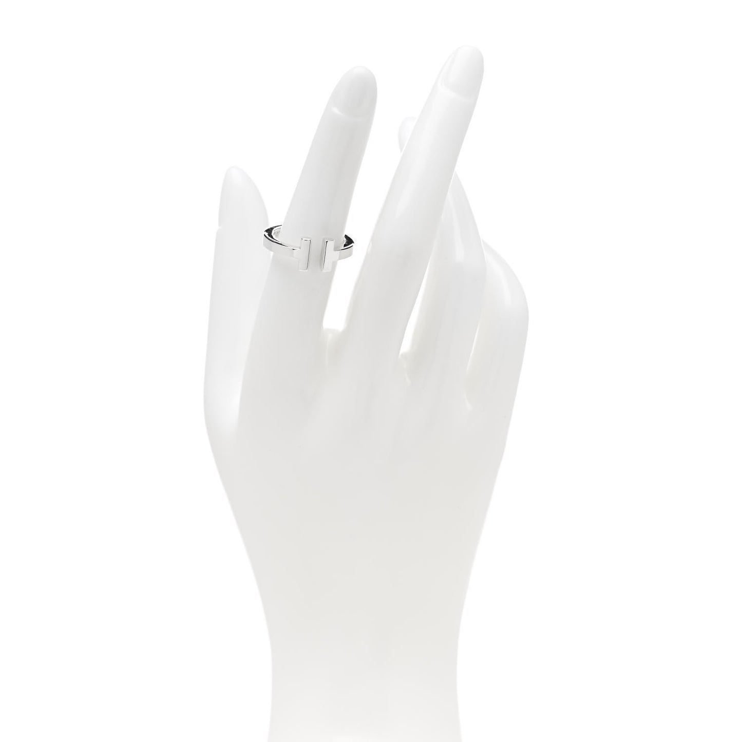 Sterling Silver T Square Ring 52 6