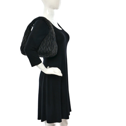 Miu Miu Nappa Matelasse Wander Large Hobo Black 2 of 8