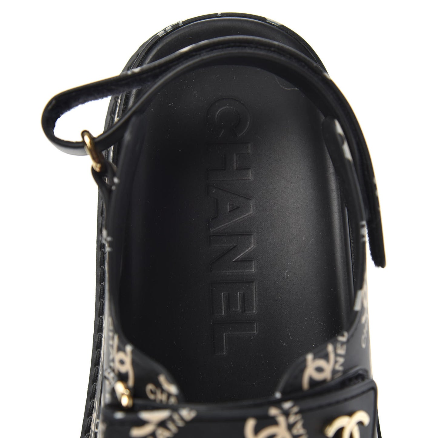 Rubber CC Dad Sandals 39 Black