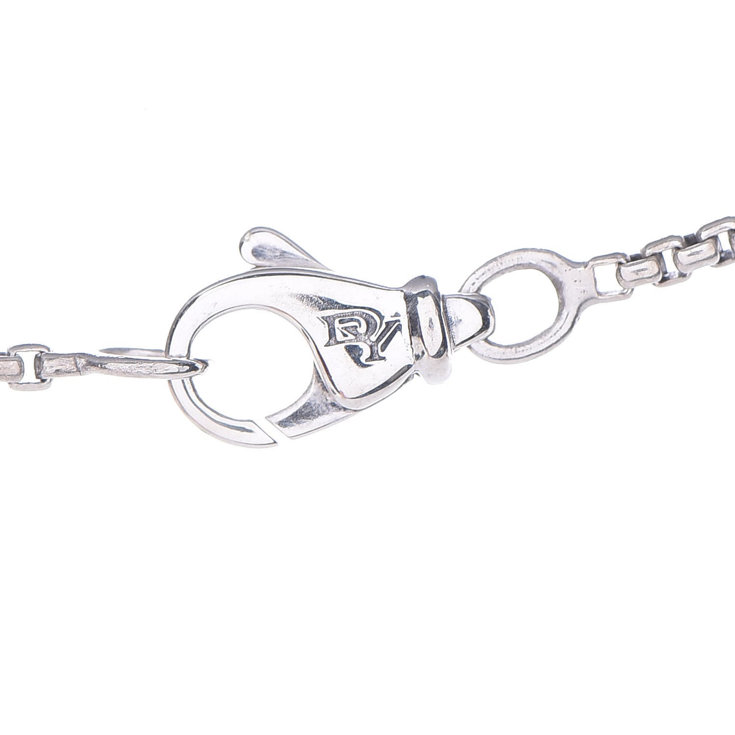 Sterling Silver Mother Of Pearl Diamond Small Dog Tag Necklace