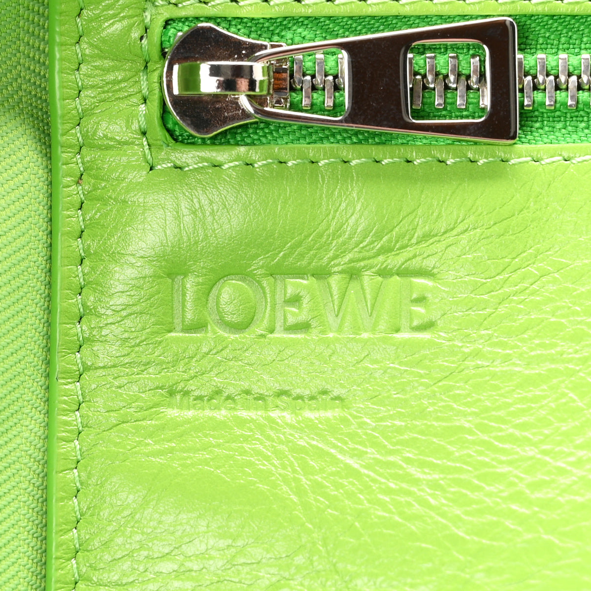 Paper Calfskin Fold Shopper Tote Bright Apple