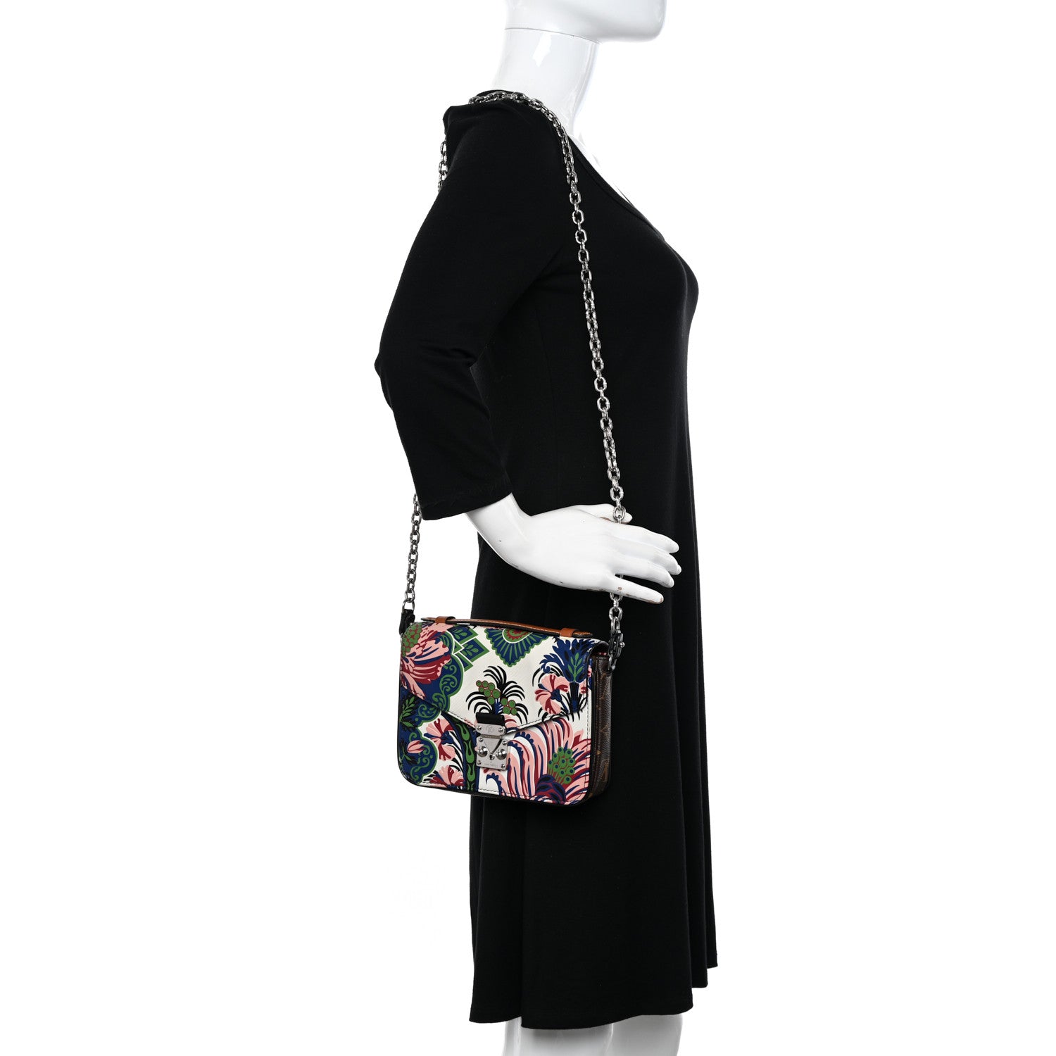 Louis Vuitton Epi Monogram Floral Mini Pochette Metis 2 of 13