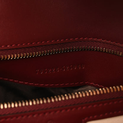 Gucci Calfskin Matelasse Small GG Marmont Multi Pocket Shoulder Bag Rosso Ancora 7 of 10