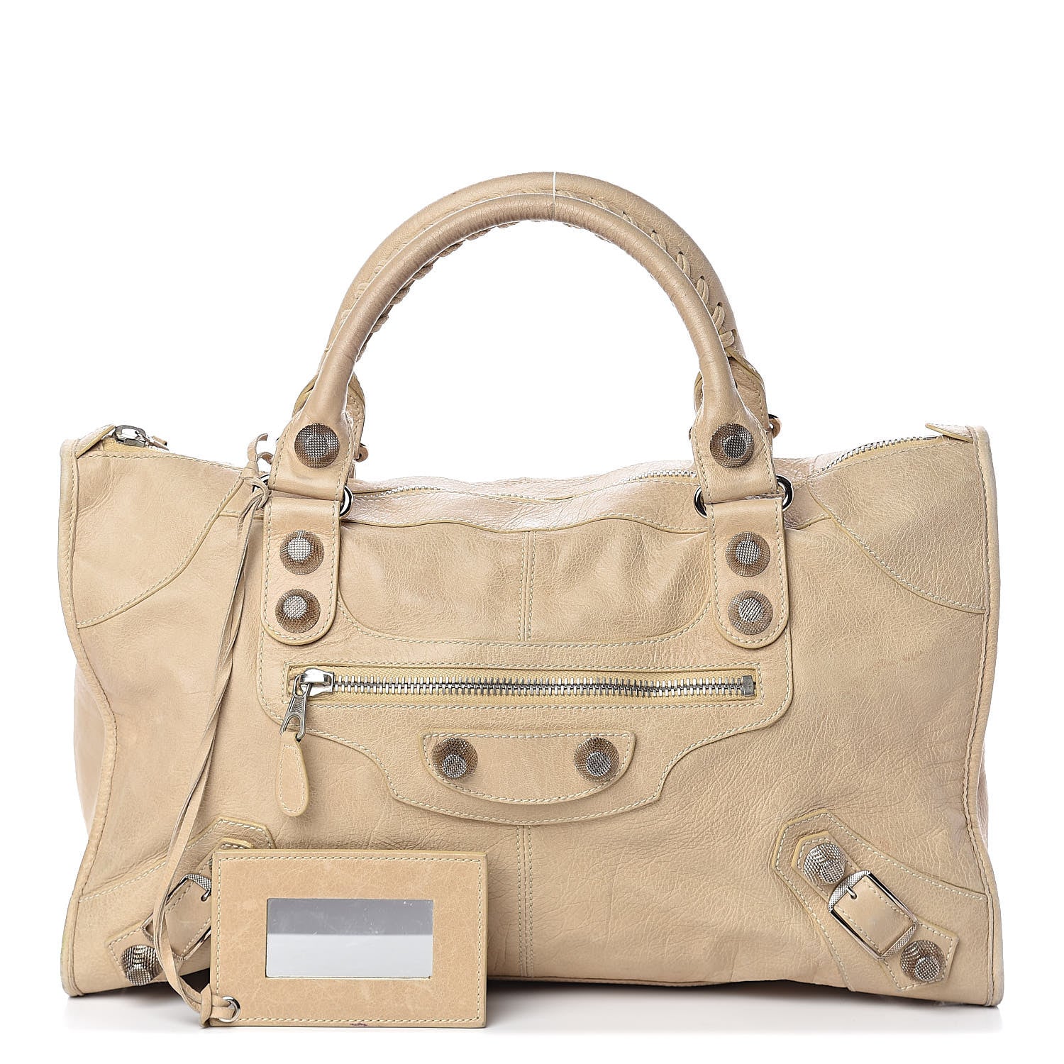 Balenciaga Agneau Giant 21 Silver Hardware Work Sahara 1 of 23