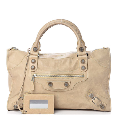 Balenciaga Agneau Giant 21 Silver Hardware Work Sahara 1 of 23