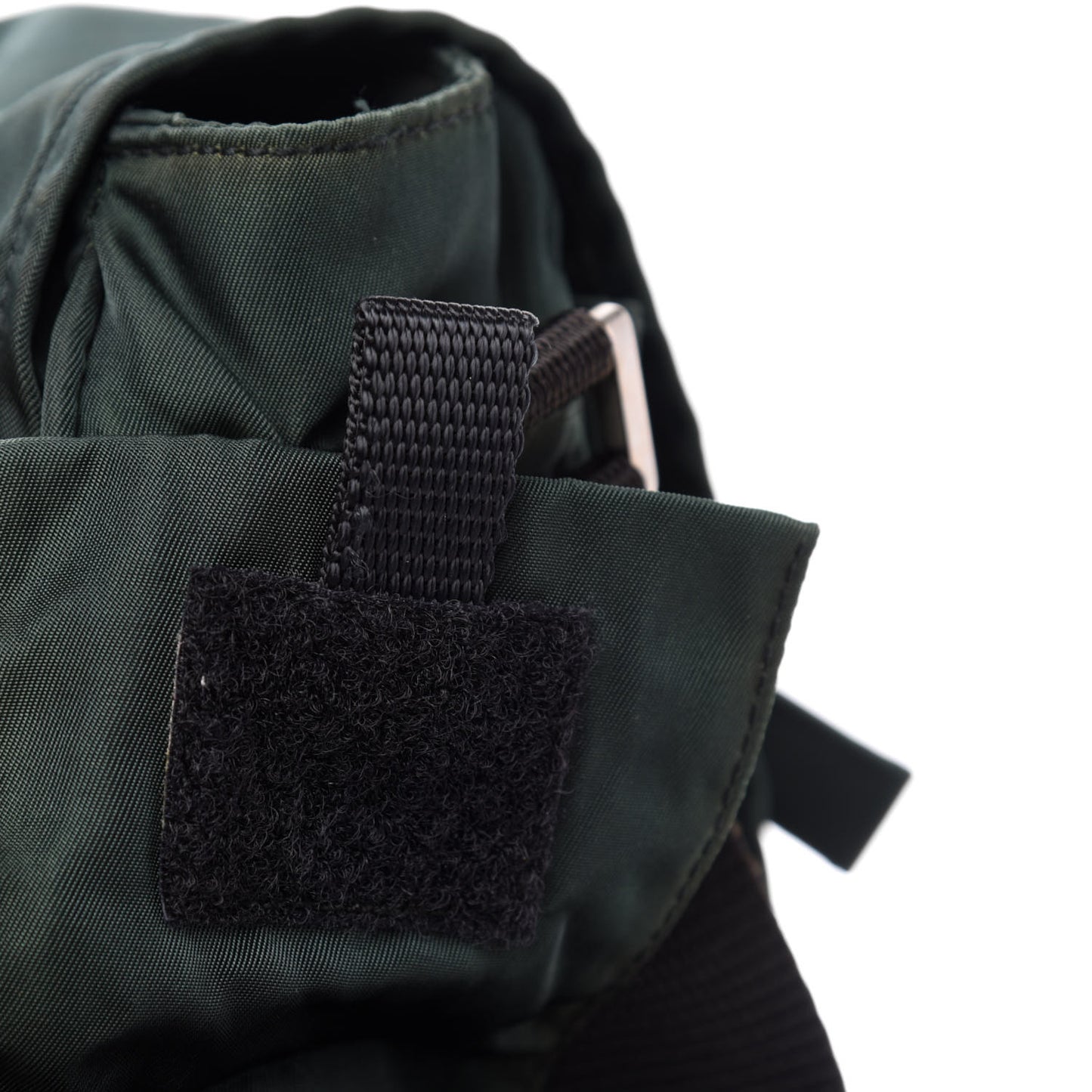 Nylon Sport Messenger Bag Green