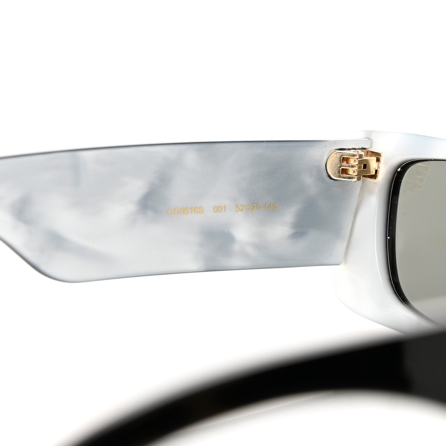 Gucci Acetate Rectangular Sunglasses GG0516S Black 5 of 7