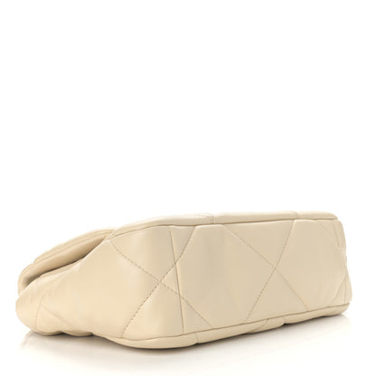 Chanel Lambskin Quilted Medium Chanel 19 Flap Light Beige 4 of 9