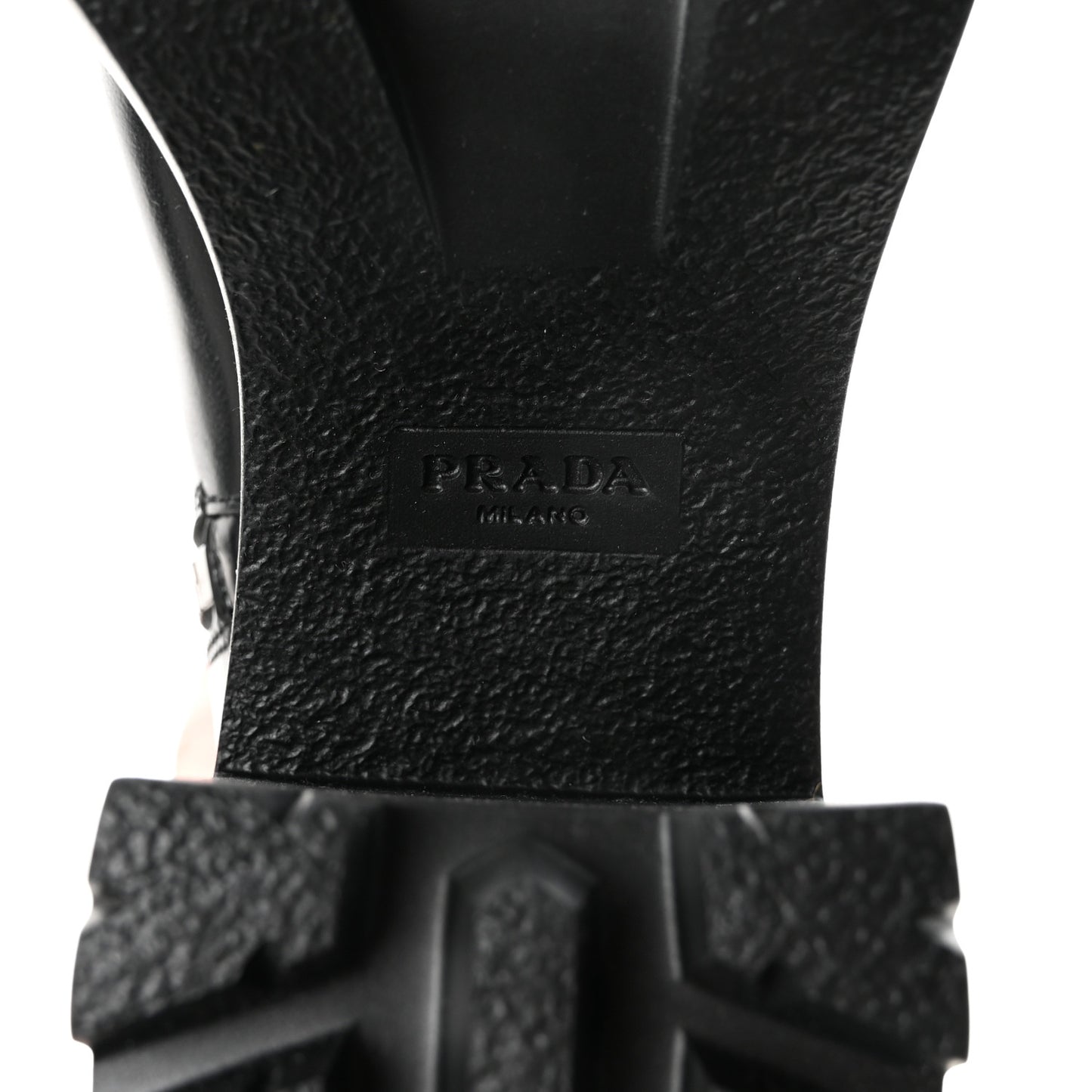 Spazzolato Re-Nylon Metal Triangle Logo 90mm Tall Boots 36 Black