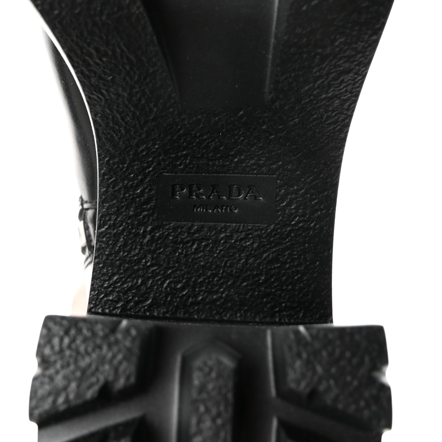 Prada Spazzolato Re-Nylon Metal Triangle Logo 90mm Tall Boots 36 Black 7 of 10