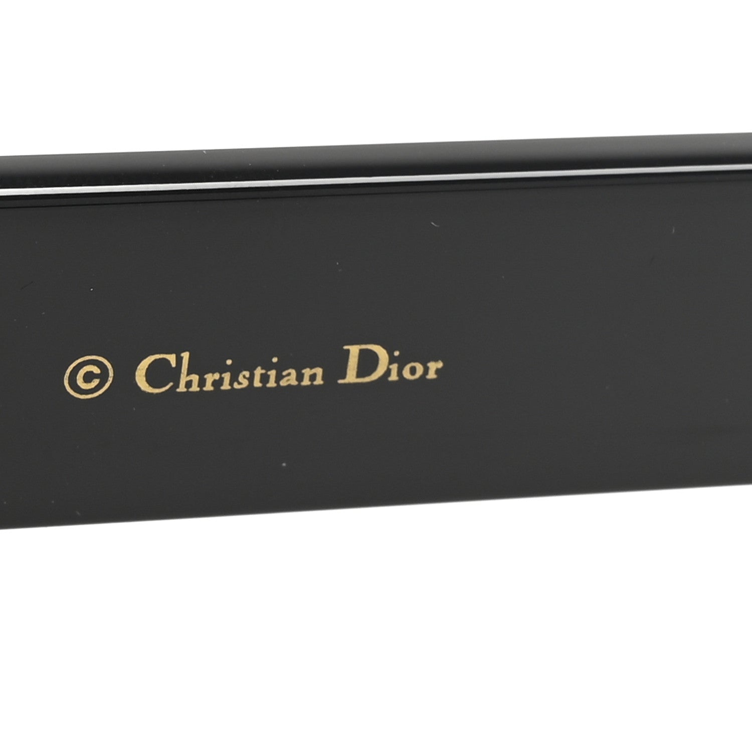 Christian Dior Acetate Oblique Oval Sunglasses Black 6 of 9