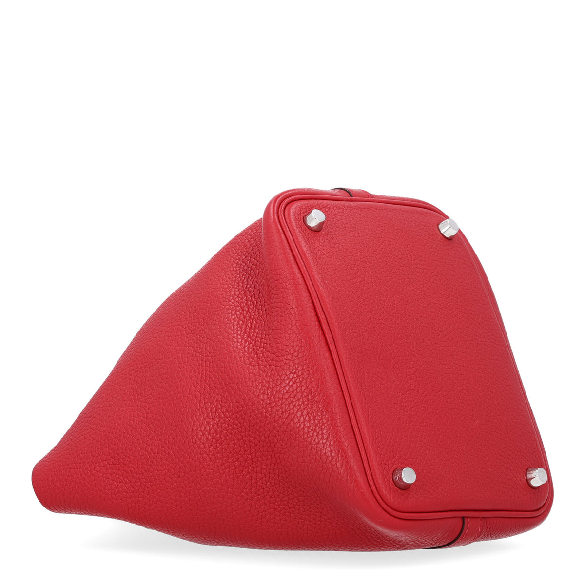 Hermes Taurillon Clemence Picotin Lock 18 PM Rouge Casaque 3 of 9
