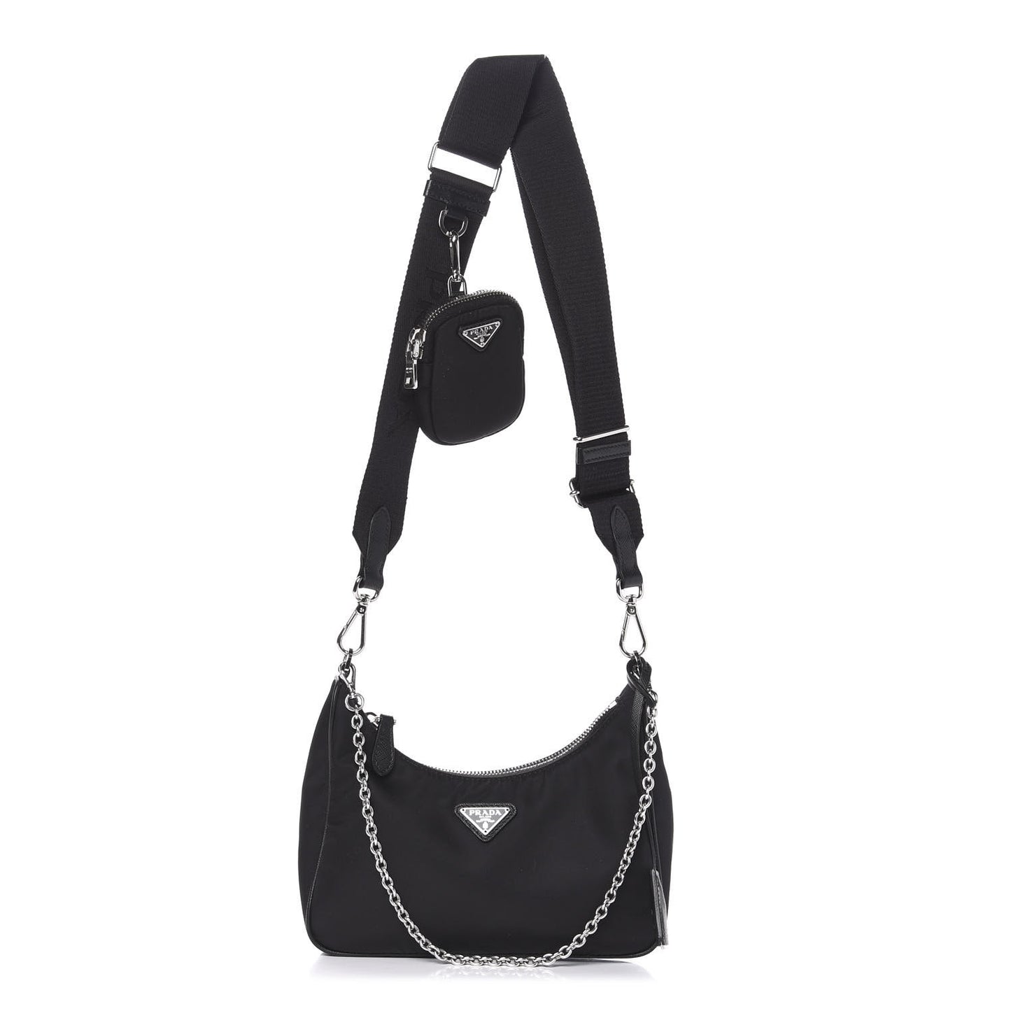 Nylon Re-Edition 2005 Shoulder Bag Black