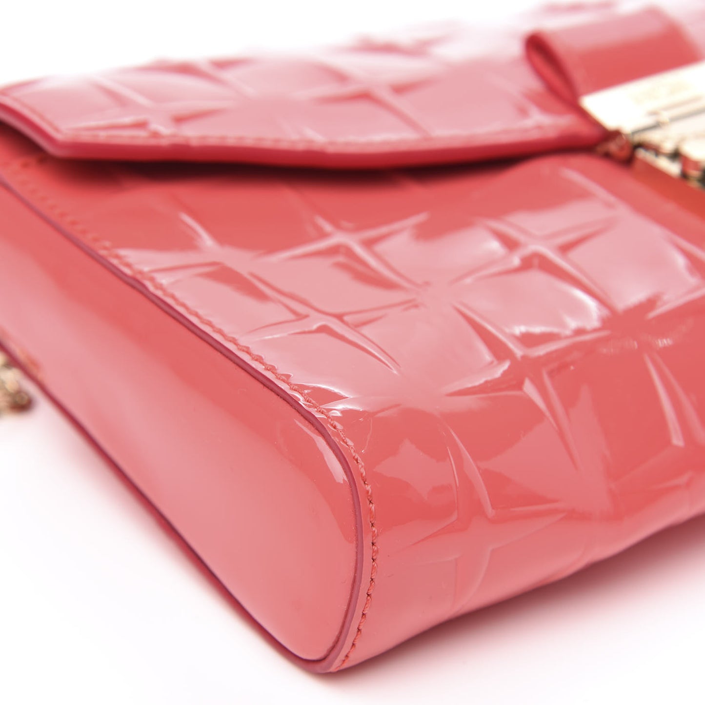 Diamond Patent Medium Millie Crossbody Bag Teaberry