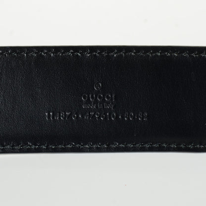 Gucci Guccissima Interlocking G 40mm Belt 80 32 Black 3 of 5
