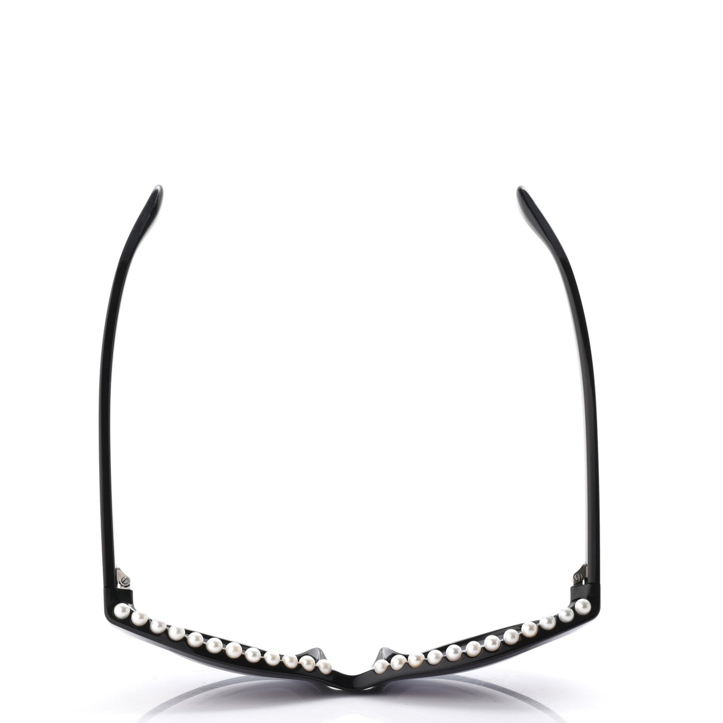 Freshwater Cultured Pearl Butterfly Sunglasses 6040-H Black