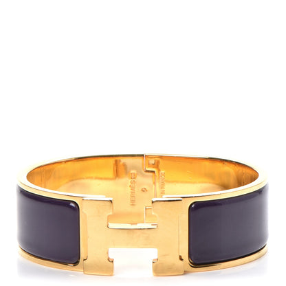 Hermes Enamel Wide Clic Clac H Bracelet GM 1 of 4