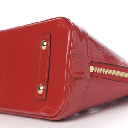 Louis Vuitton Vernis Alma BB Cherry 8 of 9
