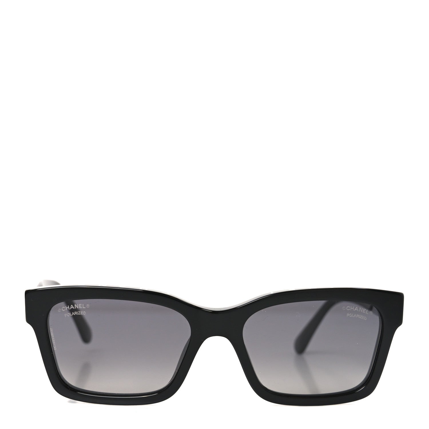 Chanel Acetate Square Sunglasses 5417 Black 2 of 7