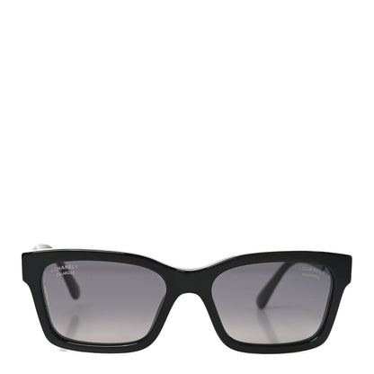 Chanel Acetate Square Sunglasses 5417 Black 2 of 7