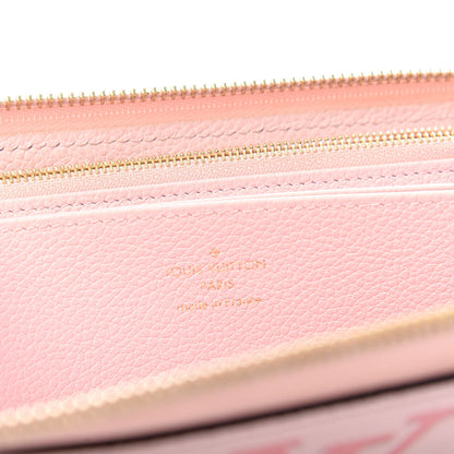 Louis Vuitton Empreinte Monogram Giant By The Pool Zippy Wallet Bouton De Rose 6 of 7