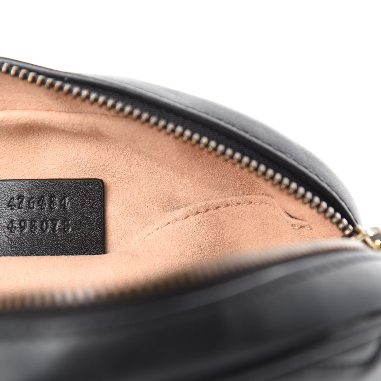 Calfskin Matelasse GG Marmont Belt Bag 85 34 Black