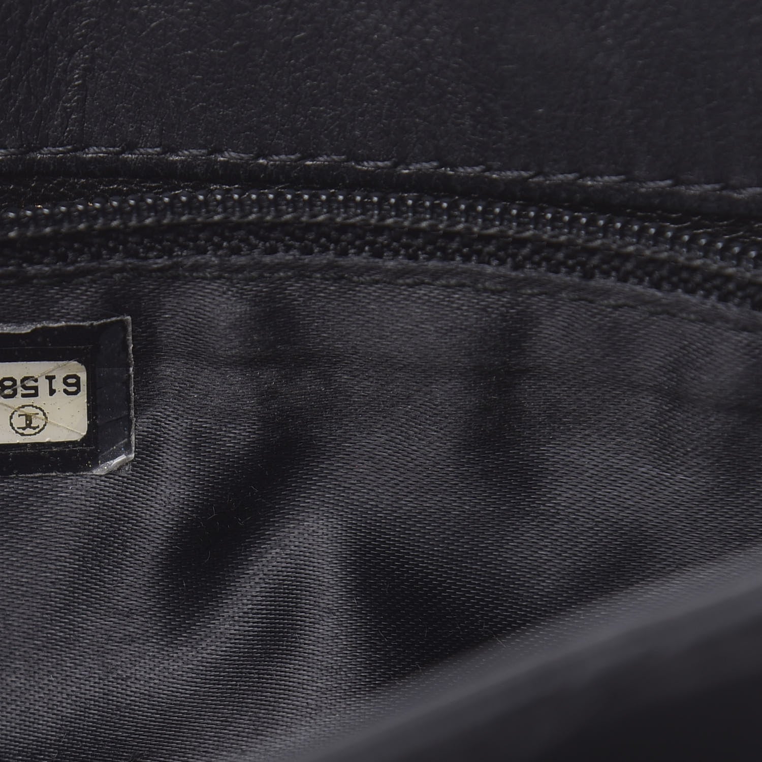 Chanel Lambskin Diamond Stitched Shoulder Bag Black 8 of 17