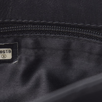 Chanel Lambskin Diamond Stitched Shoulder Bag Black 8 of 17
