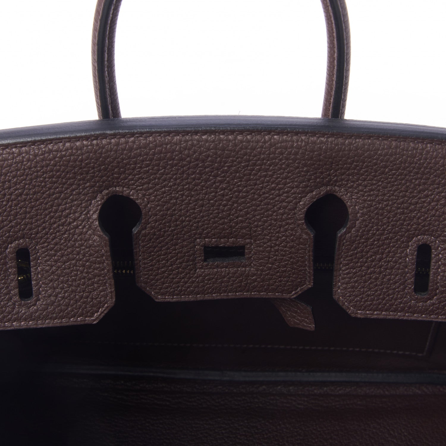 Hermes Togo Birkin 25 Chocolate 21 of 33