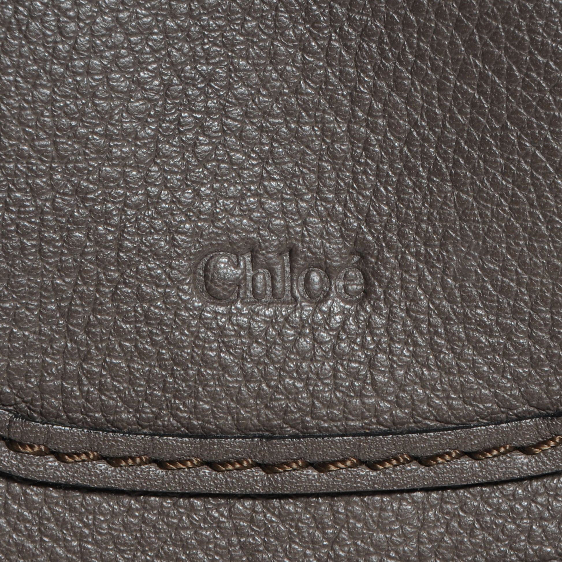Chloe Calfskin Marcie Crossbody Bag Ash 9 of 9