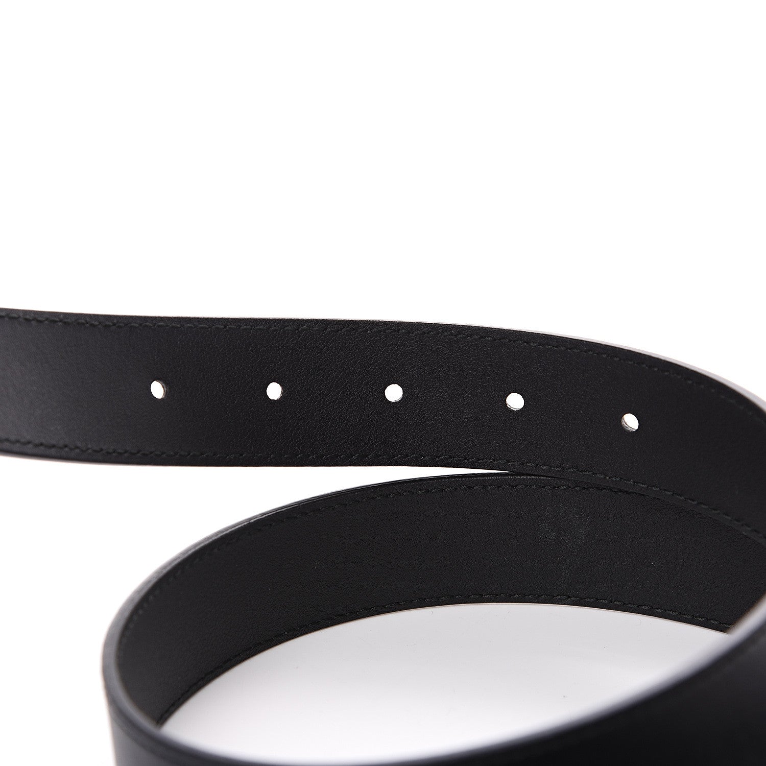 Gucci Calfskin Double G 30mm Belt 75 30 Black 3 of 5