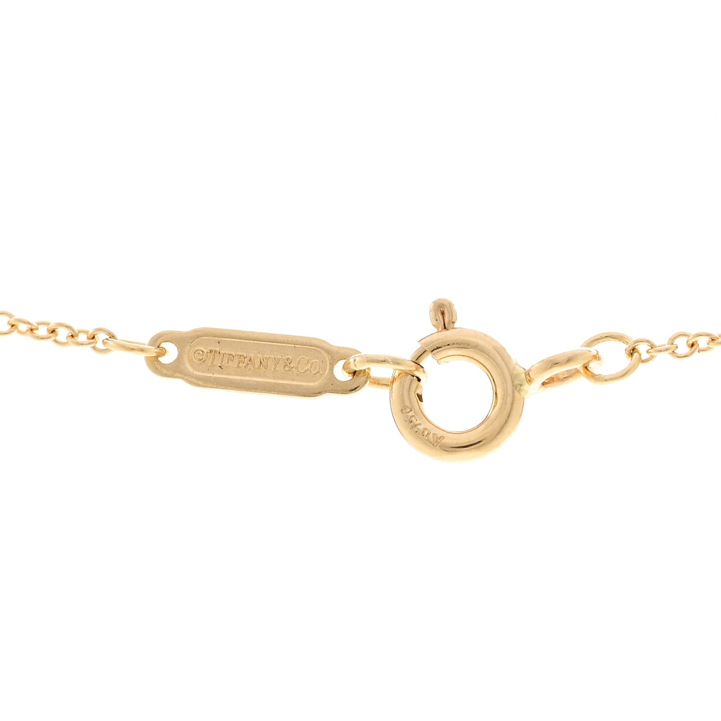 18K Yellow Gold Chain Necklace 18"