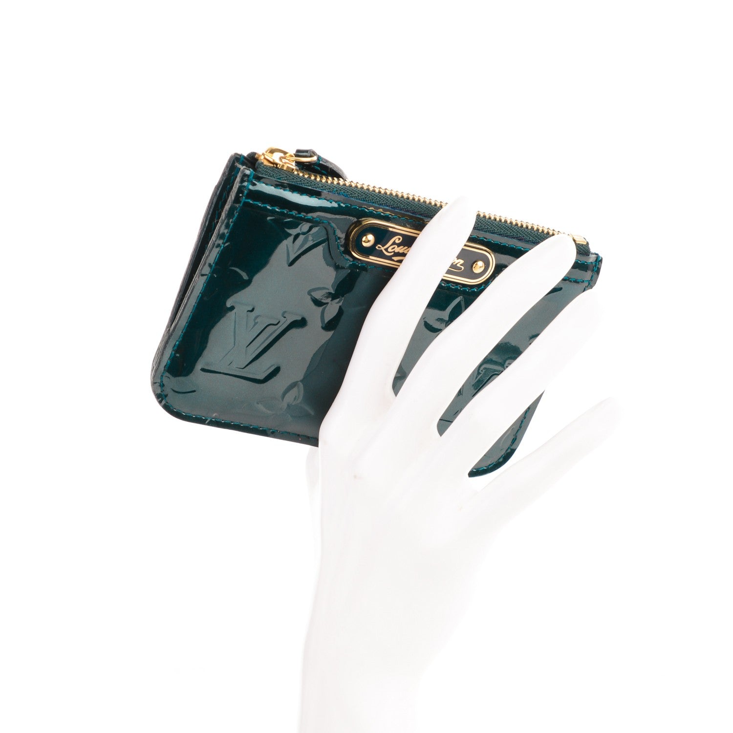 Louis Vuitton Vernis Key Pouch Blue Nuit 2 of 6