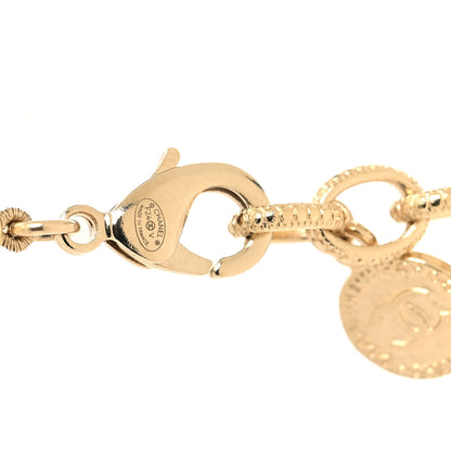 Chanel Pearl CC 100th Anniversary Necklace Light Gold 4 of 5