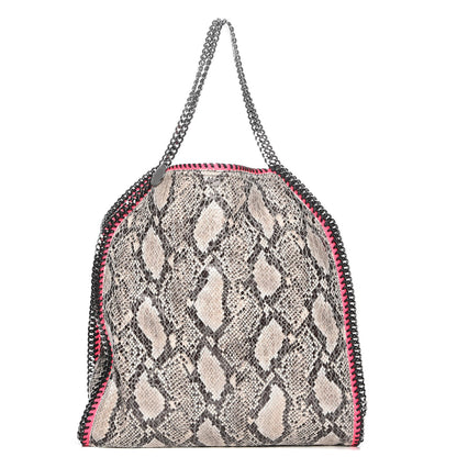Stella McCartney Eco Python Big Falabella Tote Grey 1 of 8