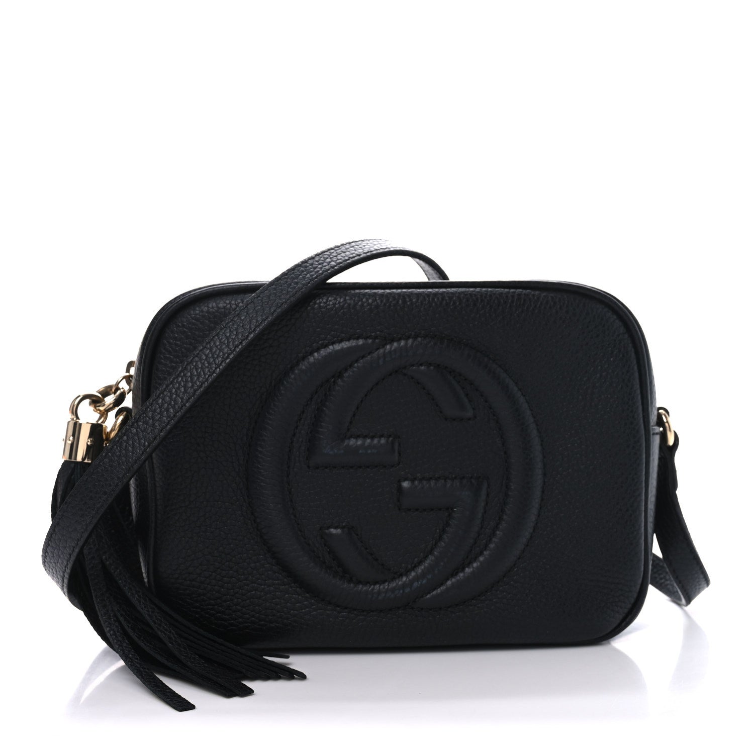 Gucci Pebbled Calfskin Small Soho Disco Bag Black 1 of 9