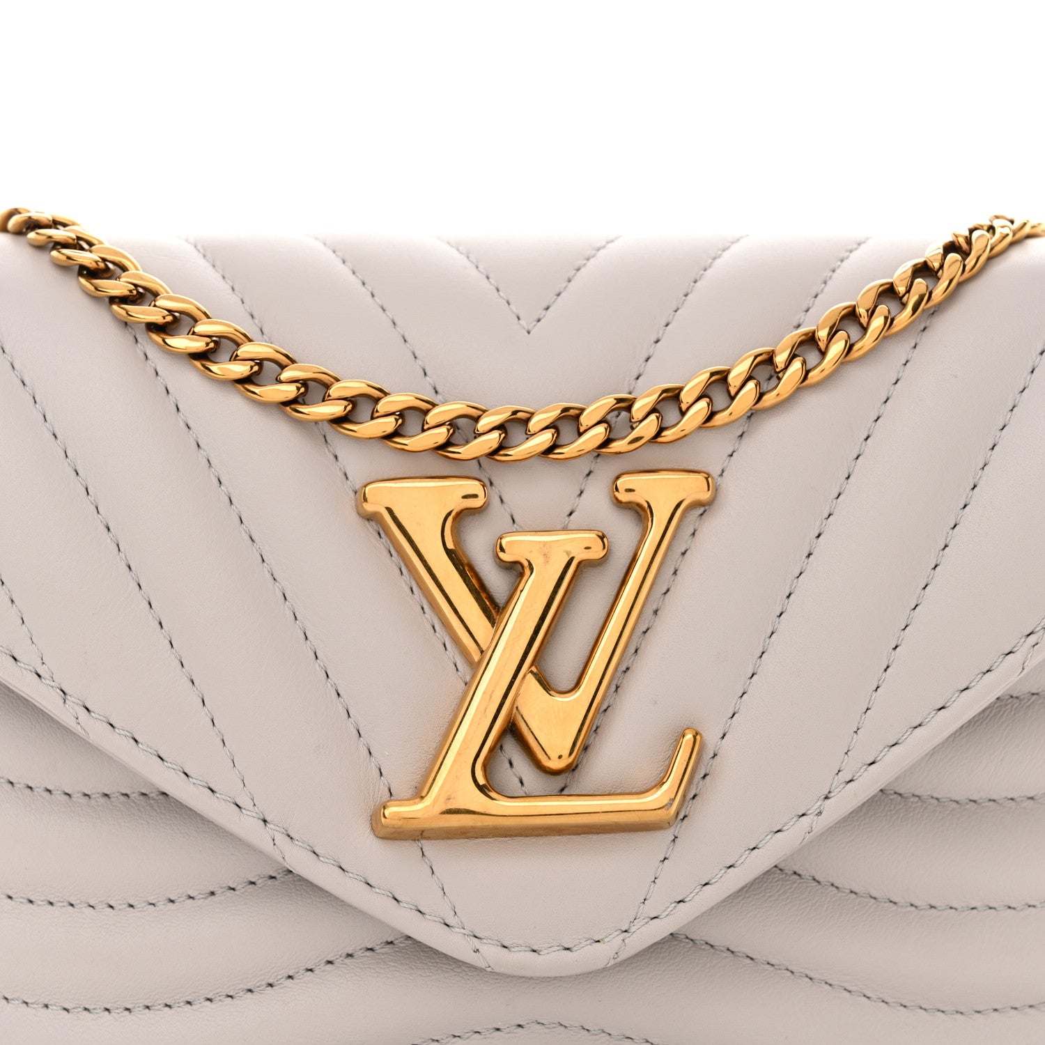 Louis Vuitton Calfskin New Wave Multi Pochette Brume 8 of 11