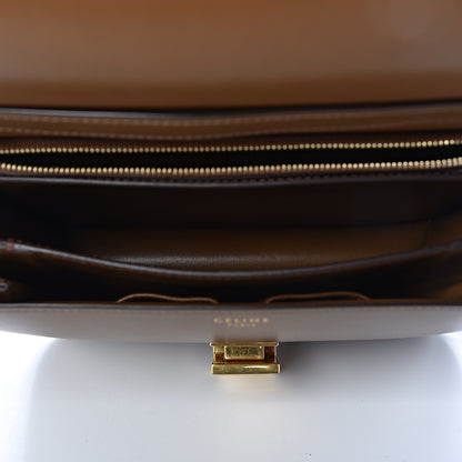 Celine Box Calfskin Medium Classic Box Flap Bag Camel 7 of 13