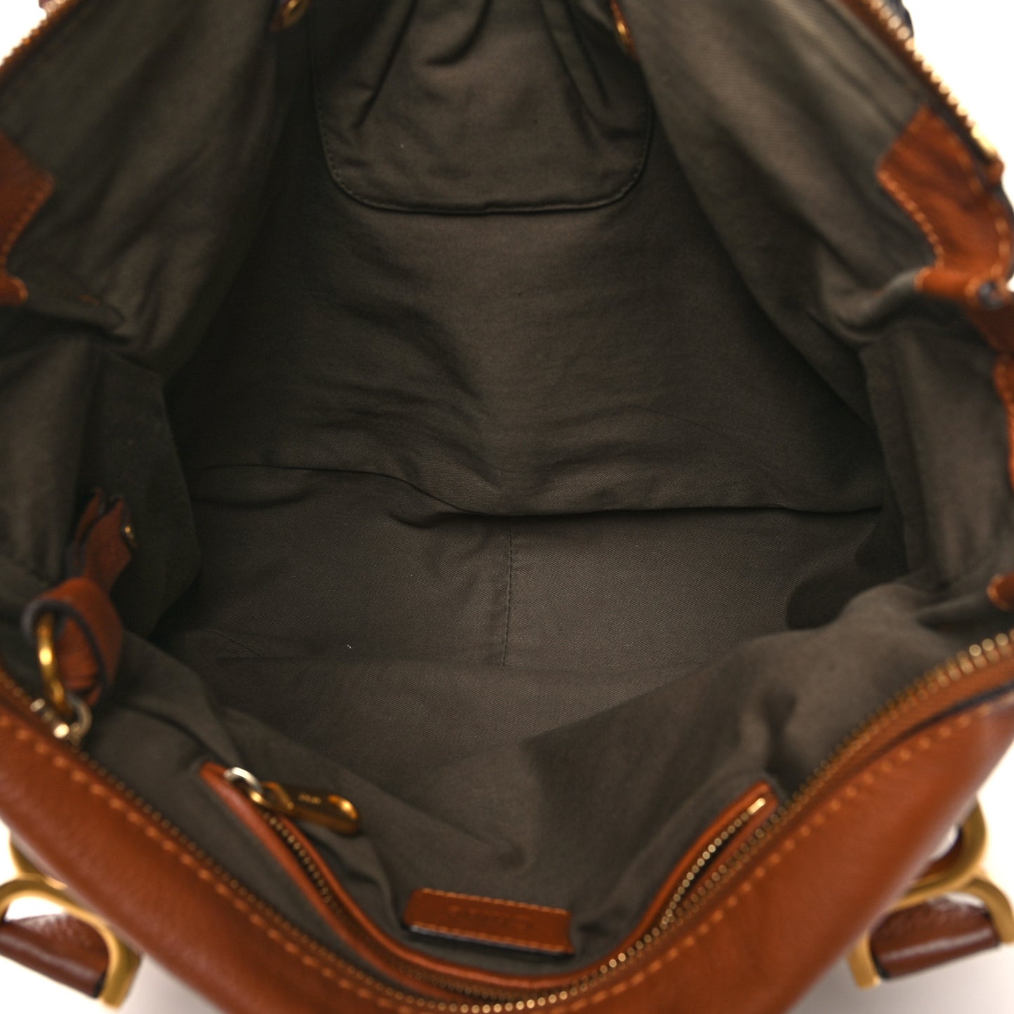Calfskin Large Marcie Satchel Tan