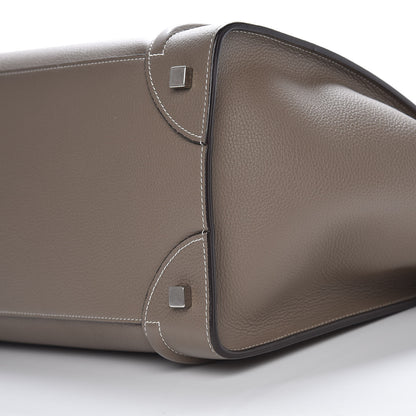 Celine Drummed Calfskin Mini Luggage Souris 8 of 8