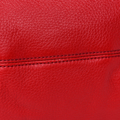 Gucci Pebbled Calfskin Medium Soho Chain Hobo Red 10 of 10
