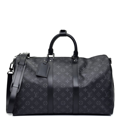Louis Vuitton Monogram Eclipse Keepall Bandouliere 45 1 of 11