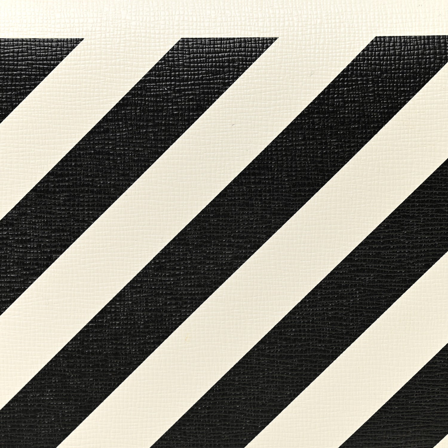 Off-White Saffiano Striped Mini Diag Binder Clip Bag White 9 of 12