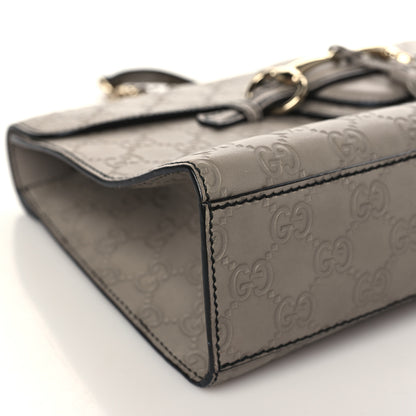 Gucci Soft Guccissima Medium Emily Chain Shoulder Bag Storm Grey 8 of 9