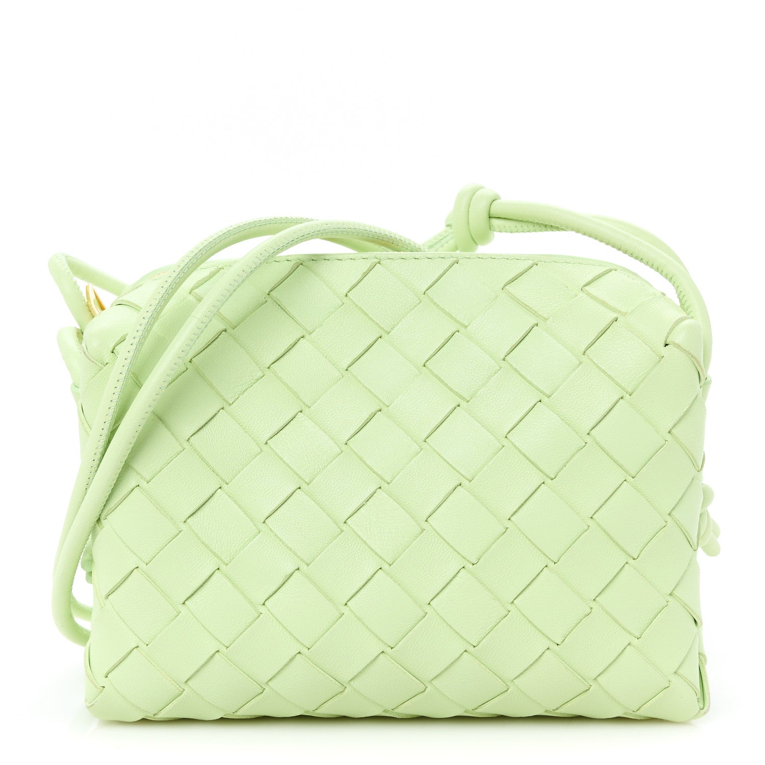 Bottega Veneta Nappa Intrecciato Mini Loop Camera Bag Fennel 1 of 9