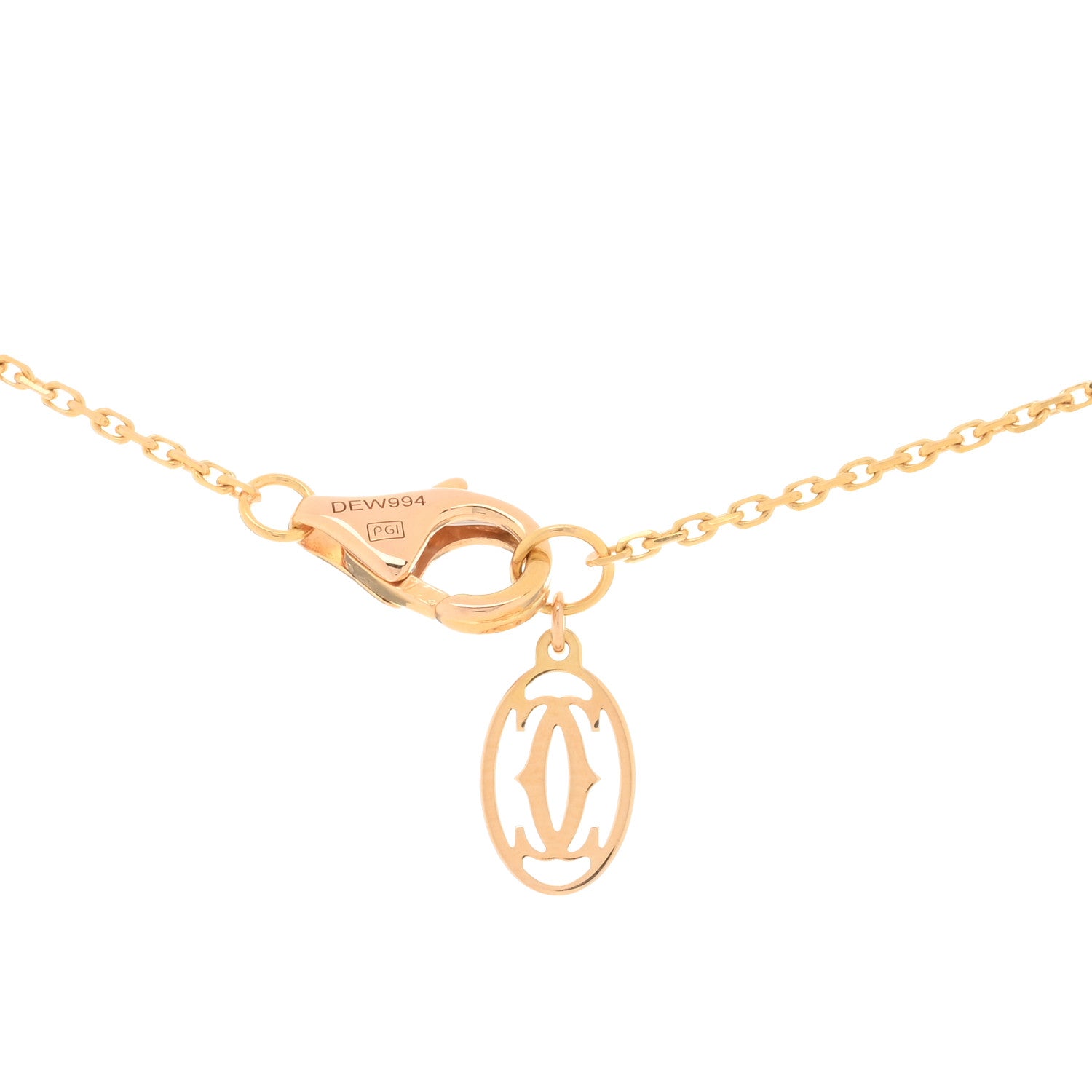 Cartier 18K Pink Gold Diamond XS D'Amour Pendant Necklace 3 of 4